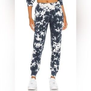 525 America Black and Cream Tie-Dye sweat pants